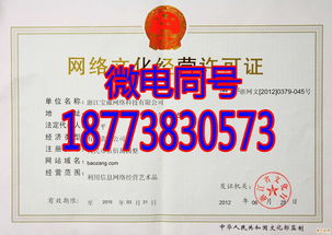 解析《網絡文化經營許可證》 樣本內容與申請全攻略